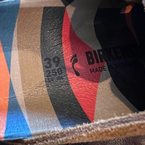 🆕 Birkenstock “Boston” Dark Rust  Suede Mules size 39/8 - Picture 3 of 8